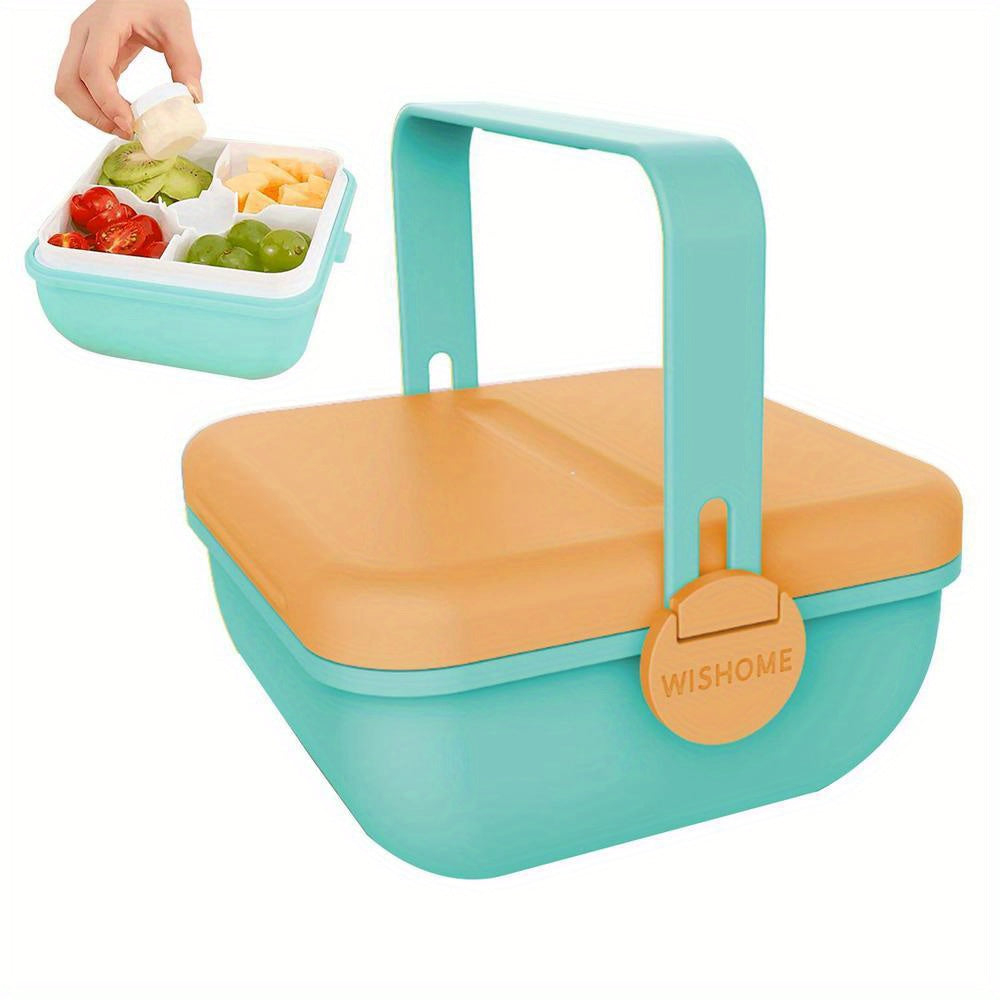 Leak Proof Food Lunch Container with Divided Compartments