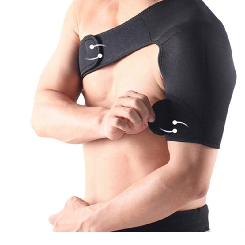 Adjustable Shoulder Strap Support for Sports, Rubber Warm Protection