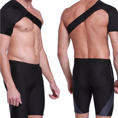 Adjustable Shoulder Strap Support for Sports, Rubber Warm Protection