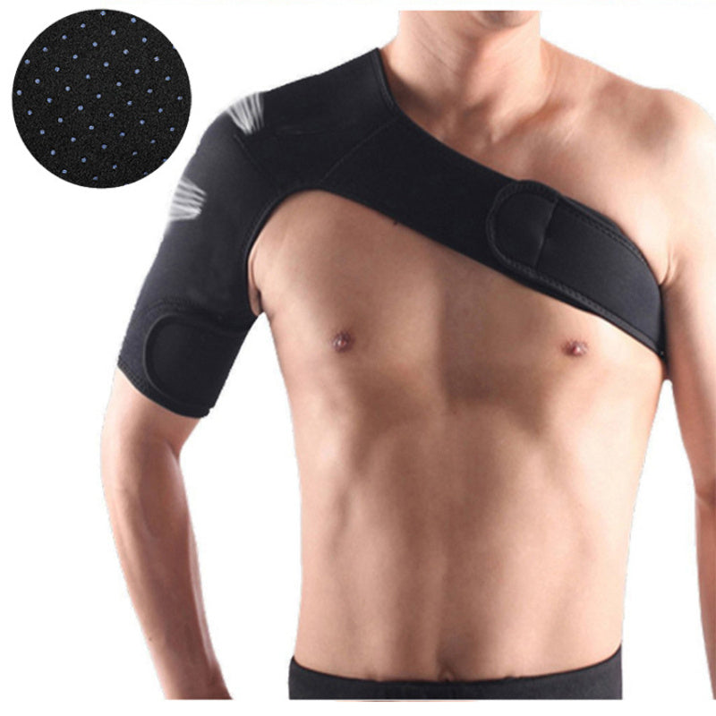 Adjustable Shoulder Strap Support for Sports, Rubber Warm Protection