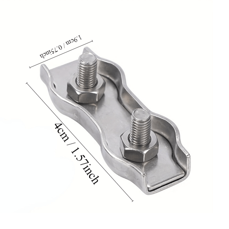 304 Stainless Steel Wire Rope Clamp - Secure & Durable