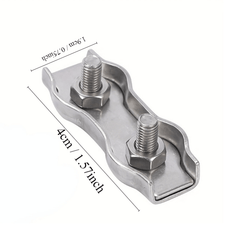 304 Stainless Steel Wire Rope Clamp - Secure & Durable