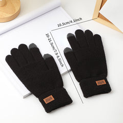 Men's Touch Screen Winter Gloves Thermal Warm Knit Glove