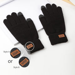 Men's Touch Screen Winter Gloves Thermal Warm Knit Glove