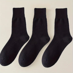 2 Pairs Men's Loose Breathable Crew Socks US Size 8-12.5