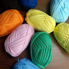 3pcs Cotton Knitting Fabric Yarn Crochet DIY Soft Woven Rug Bag Cushion