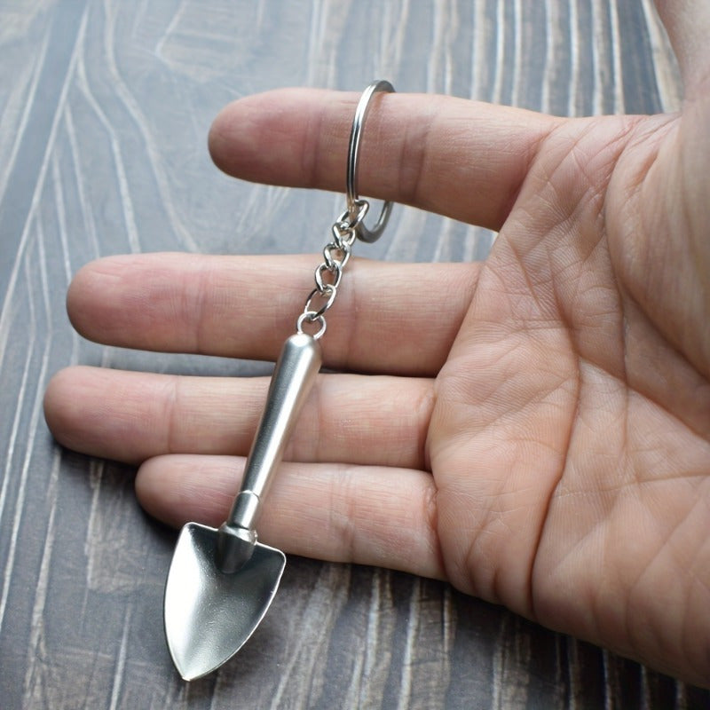 Mini Spade Key Chain Small Metal Shovel Key Chain For Men