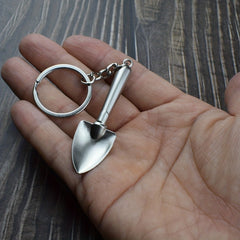 Mini Spade Key Chain Small Metal Shovel Key Chain For Men