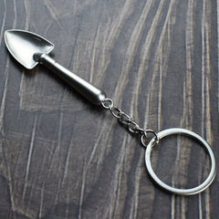 Mini Spade Key Chain Small Metal Shovel Key Chain For Men