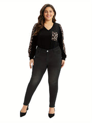High Rise Stretch Skinny Jeans