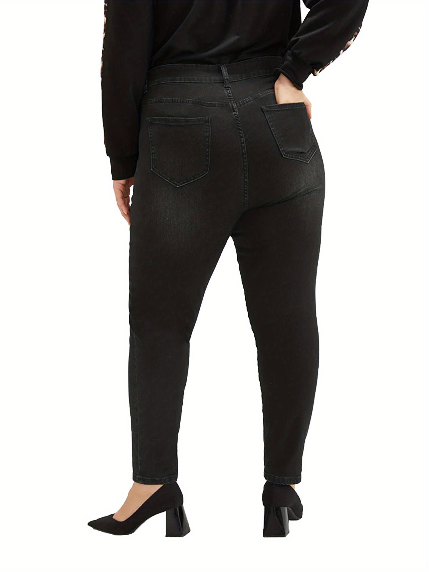 High Rise Stretch Skinny Jeans
