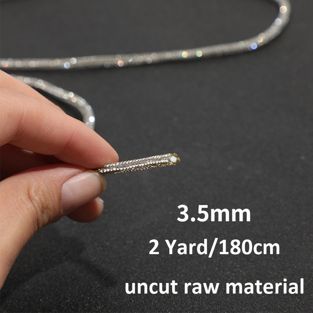 4mm Rhinestone Rope Glitter Trim DIY Jewelry Making Material