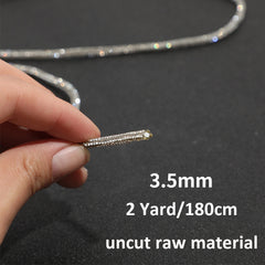 4mm Rhinestone Rope Glitter Trim DIY Jewelry Making Material
