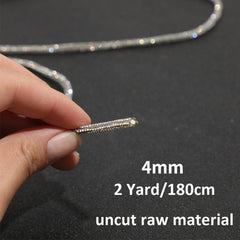 4mm Rhinestone Rope Glitter Trim DIY Jewelry Making Material
