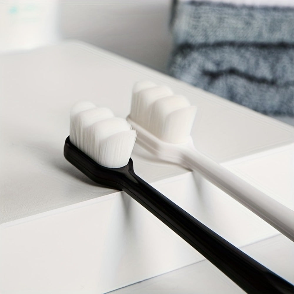 2pcs Nano Toothbrush Ultra Soft Bristles Deep Cleaning