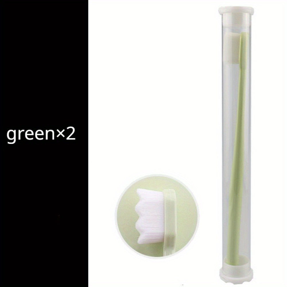 2pcs Nano Toothbrush Ultra Soft Bristles Deep Cleaning