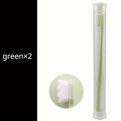 2pcs Nano Toothbrush Ultra Soft Bristles Deep Cleaning