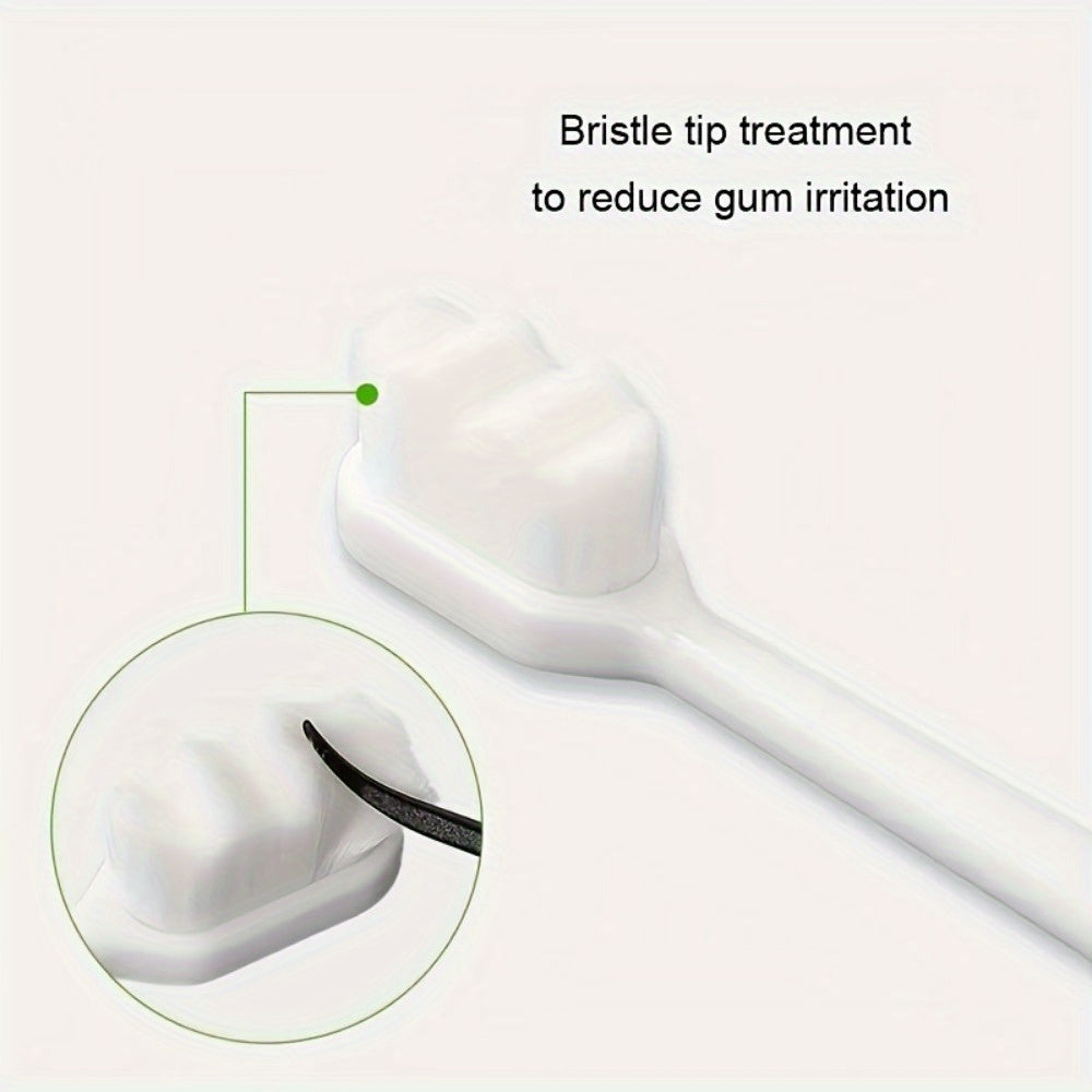 2pcs Nano Toothbrush Ultra Soft Bristles Deep Cleaning