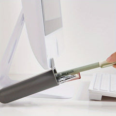 Desktop Computer Monitor Pen Holder Storage Box