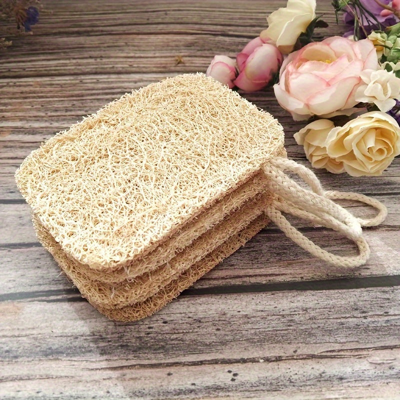 Natural Loofah Fiber Cleaning Cloth Dishwashing Rag
