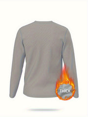 Men's Long Sleeve Compression Shirt for Athletic Cold Weather