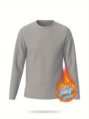 Men's Long Sleeve Compression Shirt for Athletic Cold Weather
