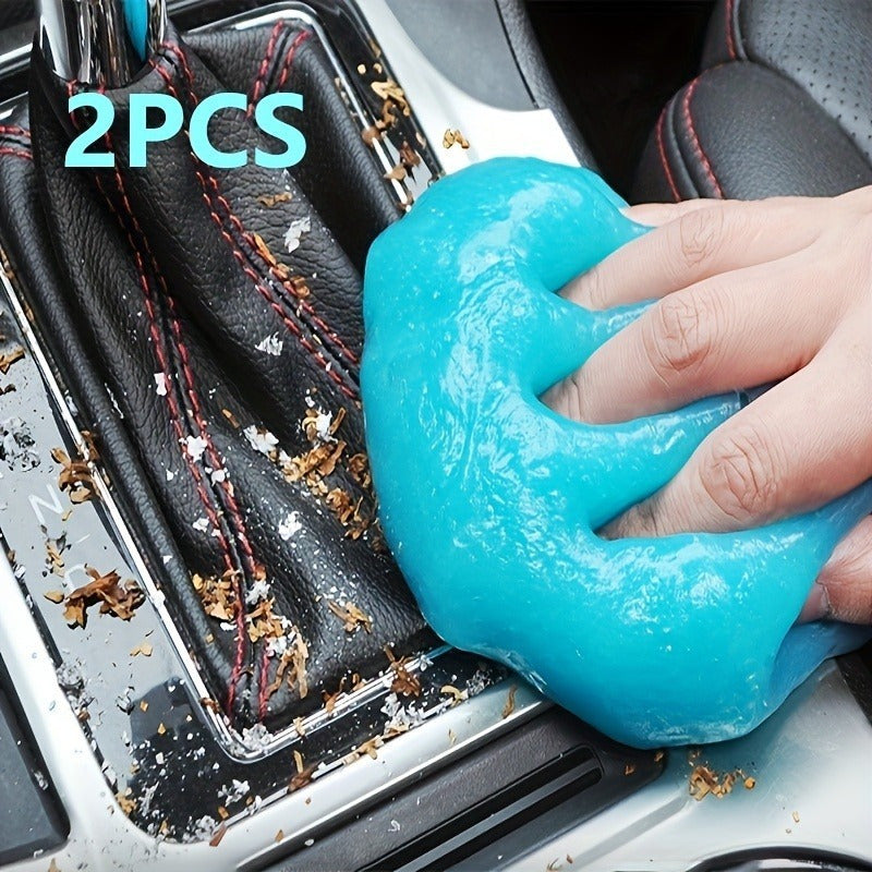 2pcs Car Cleaning Gel Reusable General Gel Car Boat Air Outlet Dust Cleaner