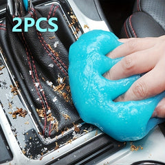 2pcs Car Cleaning Gel Reusable General Gel Car Boat Air Outlet Dust Cleaner
