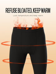 Men's Thermal Solid Stretch Tight Long Compression Pants Activewear