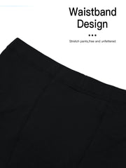 Men's Thermal Solid Stretch Tight Long Compression Pants Activewear