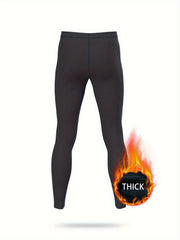 Men's Thermal Compression Pants Gym Leggings Quick Dry