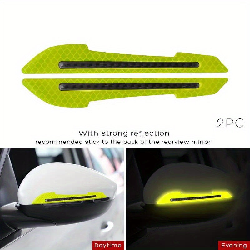 Reflective Side Mirror Stickers for Car Safety & Style