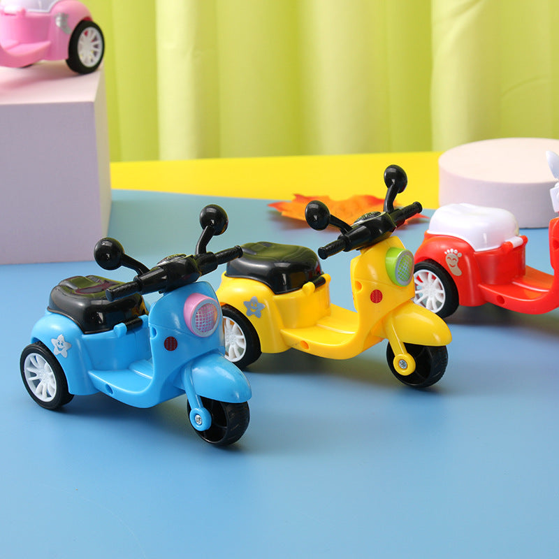 Pull Back Car Little Motorcycle Toy Car No Need Pocket Toy Inertia Motorcycle