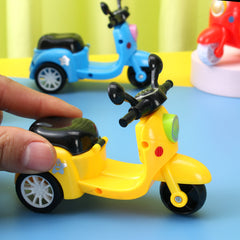 Pull Back Car Little Motorcycle Toy Car No Need Pocket Toy Inertia Motorcycle