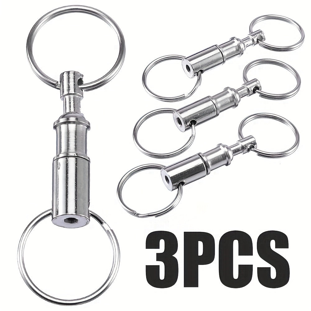 3pcs Detachable Keychain Quick Release Key Chain Carabiner Key Holder