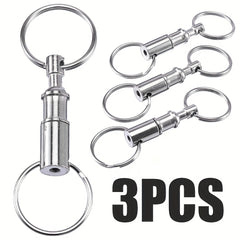 3pcs Detachable Keychain Quick Release Key Chain Carabiner Key Holder