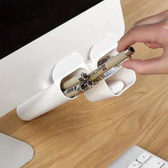 Wall Mounted Storage Box TV Remote Control Pen Holder Desk Organizer