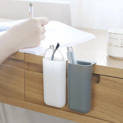 Wall Mounted Storage Box TV Remote Control Pen Holder Desk Organizer