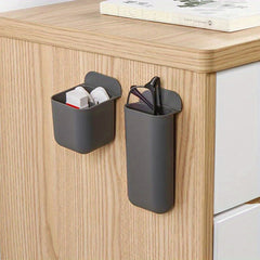 Wall Mounted Storage Box TV Remote Control Pen Holder Desk Organizer