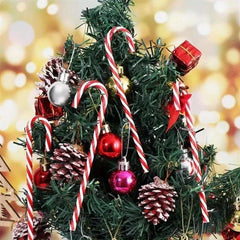 20pcs Candy Canes Acrylic Tree Hanging Ornaments