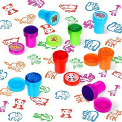10pcs Children's Toy Stamp for Scrapbook DIY Painting Album Decoration