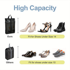 3pc Portable Shoe Bags Travel Dustproof Shoe Storage Organizer Home Organization
