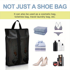 3pc Portable Shoe Bags Travel Dustproof Shoe Storage Organizer Home Organization