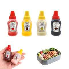 Mini Portable Condiment Bottles - Set of 8 - Travel Size