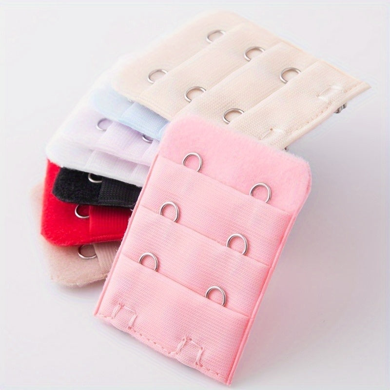 10pcs 2 Hooks Bra Strap Extenders Adjustable Comfort Band Buckle Women's Lingeri