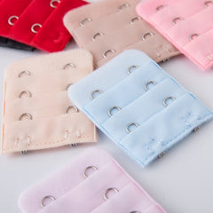 10pcs 2 Hooks Bra Strap Extenders Adjustable Comfort Band Buckle Women's Lingeri