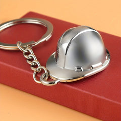 Helmet Keychain Mini Metal Hard Hat Keychain For Men