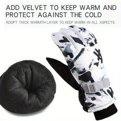 Winter Snowboard Skiing Gloves Unisex Waterproof Cycling