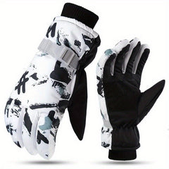 Winter Snowboard Skiing Gloves Unisex Waterproof Cycling