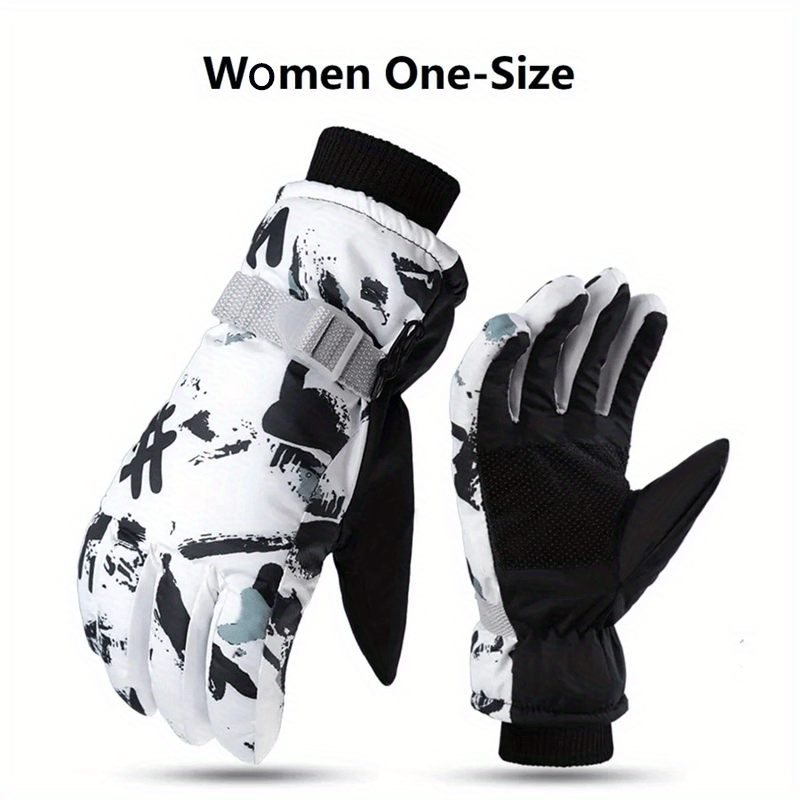 Winter Snowboard Skiing Gloves Unisex Waterproof Cycling